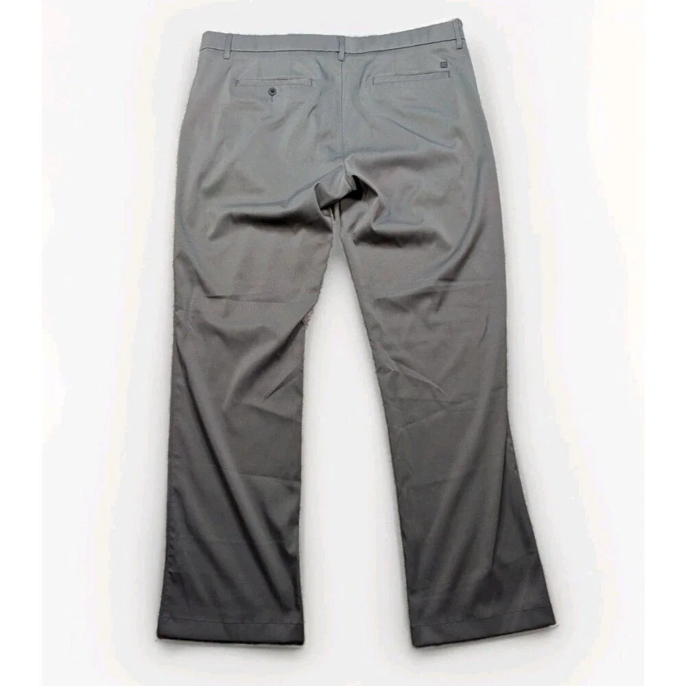 NWT 01.ALGO Performance Straight Chino Pants Gray Men's Size  38x32